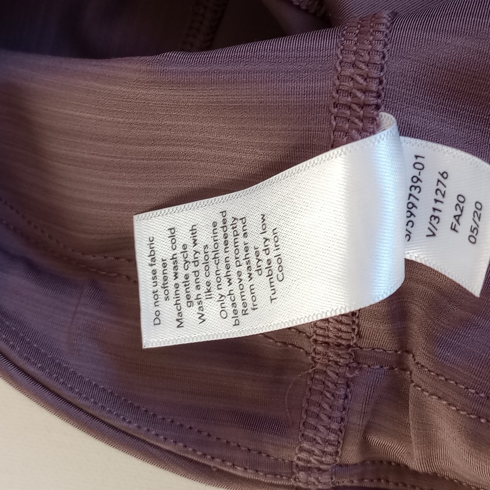 Athleta Ultimate Stash Pocket 7/8 Tight, Small EUC Smoked Almond Brown - Picture 7 of 9